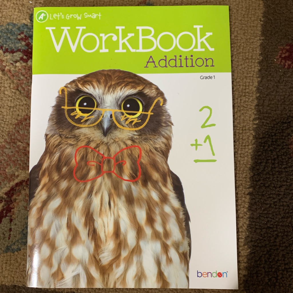 First Grade Math Workbook-New